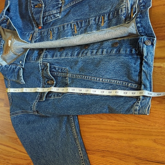 Vintage Levi's Orange Tab Blue Jean Jacket Size: Large - Picture 7 of 8